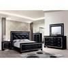 Ensemble de chambre à coucher Bellanova CM7979BK de 6 pièces (très grand lit rembourré à panneaux) image 1