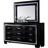 Bellanova CM7979BK 6 pc California King Upholstered Panel Bedroom Set image 5