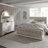 Magnolia Manor 244-BR-KUSLDM 5 pc King Upholstered Sleigh Bedroom Set image 1
