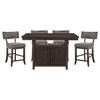 Oxton 5655-36FA 5 pc Counter Height Dining Set image 1