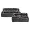 Madrona 9989GY 2 pc Reclining Living Room set image 1
