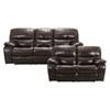 Pecos 8480BRW 2 pc Reclining Living Room Set image 1