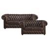 Tiverton 9335BRW 2 pc Stationary Living Room Set image 1