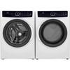 5.2 cu.ft. Front Loading Washer with Stainless Steel Drum and 8.0 cu.ft. Electric Dryer with 7 Dry Programs (ELFW7437AW, ELFE743CAW) image 1
