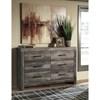 Wynnlow B440 6 pc Full Crossbuck Panel Bedroom Set image 3
