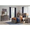 Wynnlow B440 6 pc Twin Crossbuck Panel Bedroom Set image 1