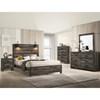 Carter B6800 7 pc Full Panel Bedroom Set image 1
