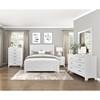 Corbin 1534NPWH 6 pc Queen Panel Bedroom Set image 2