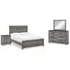 Bronyan B1290B5 6 pc Queen Panel Bedroom Set image 1