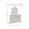 Robbinsdale B742B36 6 pc Twin Sleigh Bedroom Set image 11
