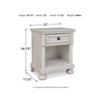 Robbinsdale B742B36 6 pc Twin Sleigh Bedroom Set image 13
