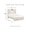 Cambeck B192B77 6 pc Full Panel Bedroom Set image 15