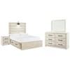 Cambeck B192B89 7 pc Full Panel Bedroom Set image 1