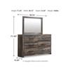 Drystan B211B72 6 pc Full Panel Bedroom Set image 7