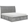Logandale 1559DG 6 pc Queen Platform Bedroom Set image 3