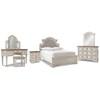 Realyn B743B27 7 pc Full Panel Bedroom Set image 1