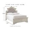 Realyn B743B40 6 pc Full Panel Bedroom Set image 10