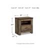 Trinell B446B78 6 pc Full Panel Bedroom Set image 10