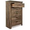 Trinell B446B89 9 pc Full Bookcase Bedroom Set image 4