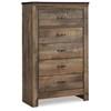 Trinell B446B89 9 pc Full Bookcase Bedroom Set image 5