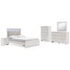 Altyra B2640B42 8 pc Queen Panel Bedroom Set image 1
