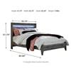 Baystorm B221B56 6 pc Queen Panel Bedroom Set image 10