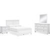 Ensemble de chambre à coucher Fortman B680B12 de 6 pièces (grand lit à panneaux) image 1