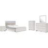 Altyra B2640B40 7 pc King Panel Bedroom Set image 1