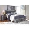 B214-56S/B214-58/B214-95/B100-14 (Lodanna B214B29 8 pc King Panel Storage Bedroom Set) image 2