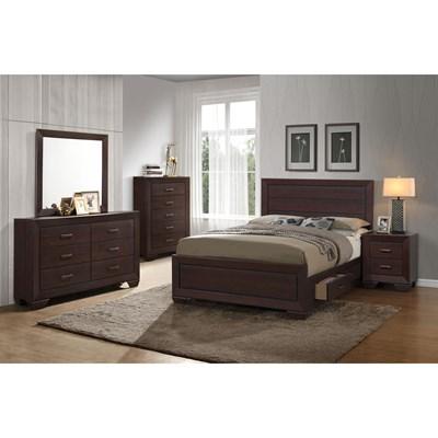 Coaster Furniture Kauffman 204390KE 7 pc King Bedroom Set with Storage