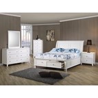 Coaster Furniture Sandy Beach 400239F 6 pc Full Sleigh Bedroom Set  with Storage