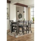 Signature Design by Ashley Caitbrook D388D2 5 pc Counter Height Dining Set