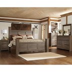 Signature Design by Ashley Juararo B251B31 7 pc King Poster Bedroom Set