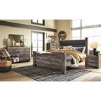 Signature Design by Ashley Wynnlow B440 7 pc King Poster Bedroom Set