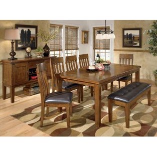 Signature Design by Ashley Ralene D594 7 pc Dining Set (Dining Room)