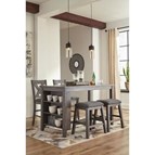 Signature Design by Ashley Caitbrook D388D1 5 pc Counter Height Dining Set