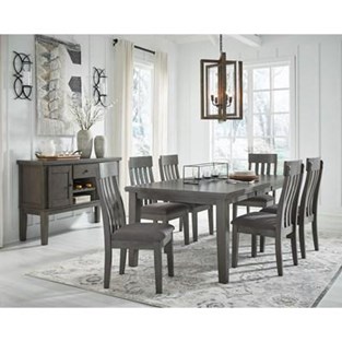 Signature Design by Ashley Hallanden D589D6 7 pc Dining Set (Dining Room)