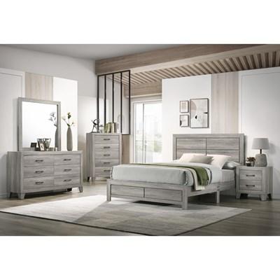 Crown Mark Ensemble de chambre à coucher Hopkins B9320 de 7 pièces (lit double à plateforme)