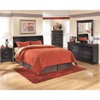 Signature Design by Ashley Huey Vineyard B128B21 5 pc Queen Sleigh Bedroom Set