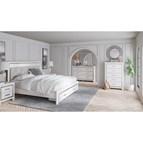 Signature Design by Ashley Altyra B2640B32 6 pc King Panel Storage Bedroom Set