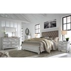 Benchcraft Kanwyn B777B17 5 pc Queen Upholstered Panel Bedroom Set