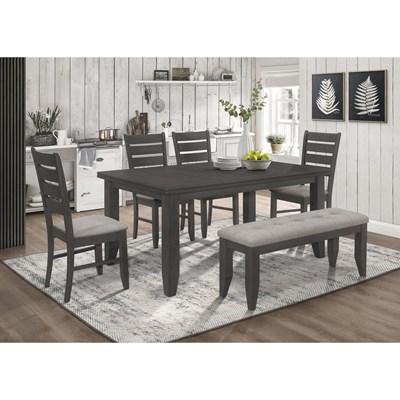 Coaster Furniture Dalila 102721GRY 6 pc Dining Room Set