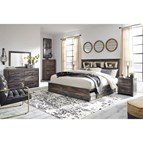 Signature Design by Ashley Drystan B211B119 10 pc King Panel Storage Bedroom Set