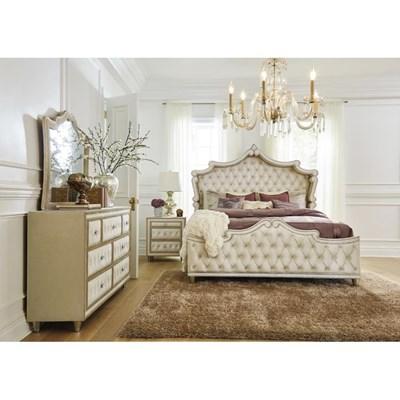 Coaster Furniture Antonella 223521KE-S4 6 pc King Panel Bedroom Set