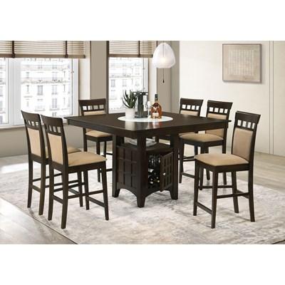 Coaster Furniture Gabriel 100438 7-Piece Counter Height Dining Set