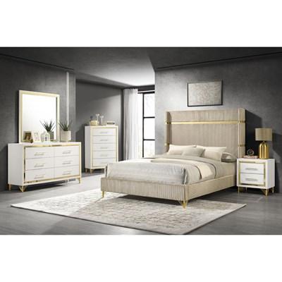 Coaster Furniture Lucia 224731KE-S5 7 pc King Panel Bedroom Set