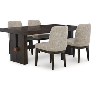 Signature Design by Ashley Burkhaus D984D1 5 pc Dining Set (Dining Room)