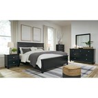 Signature Design by Ashley Lanolee B687B31 6 pc King Panel Bedroom Set