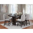 Signature Design by Ashley Burkhaus D984D6 7 pc Counter Height Dining Set