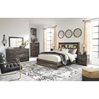 Signature Design by Ashley Drystan B211 8 pc Queen Bookcase Bedroom Set